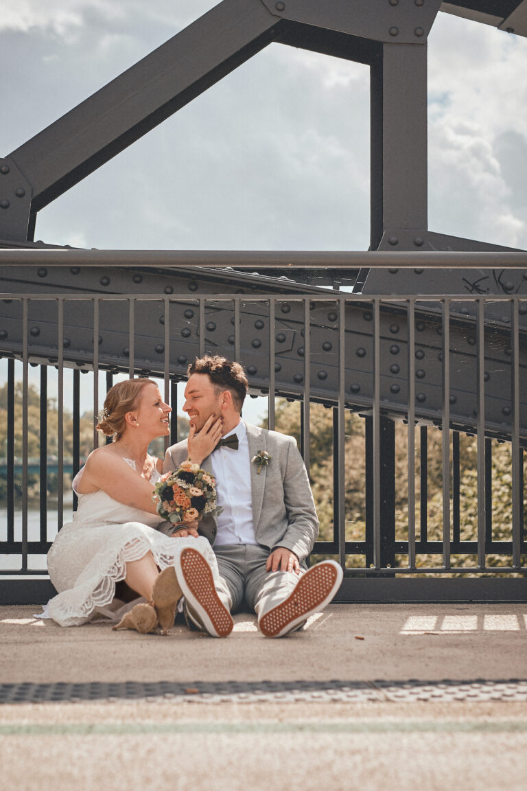 Natürliche Hochzeitsfotografie in Essen