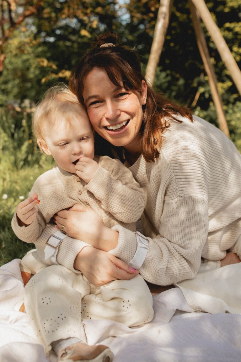 Mama mit ihrer Tochter